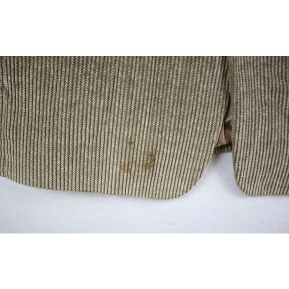 TOM TAILOR - MEN'S BROWN CORDUROY BLAZER JACKET - SIZE 48R - SEE PHOTOS - Picture 3 of 11